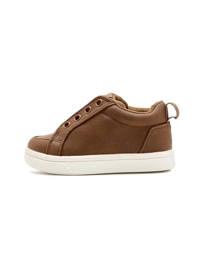 Кроссовки детские с застежкой-липучкой Cruz Mid TOMS Kids — изображение 4 из 4, коричневый