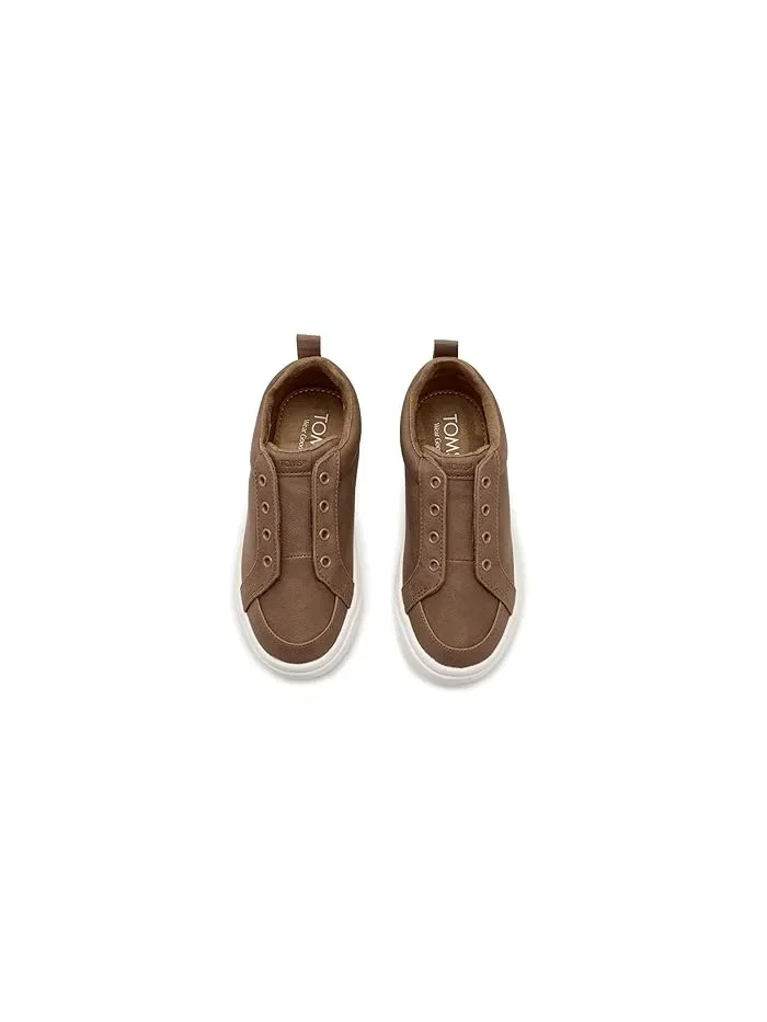 Кроссовки для мальчиков Cruz Mid TOMS Kids — изображение 2 из 4, коричневый