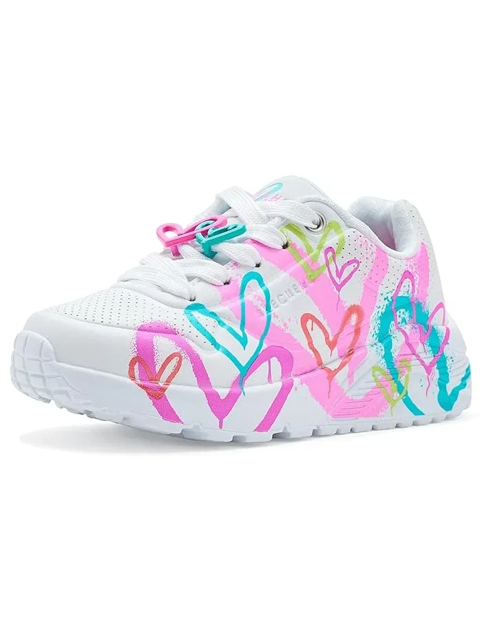 Кроссовки с принтом сердец Skechers X James Goldcrown-Uno Lite Flutter Hearts