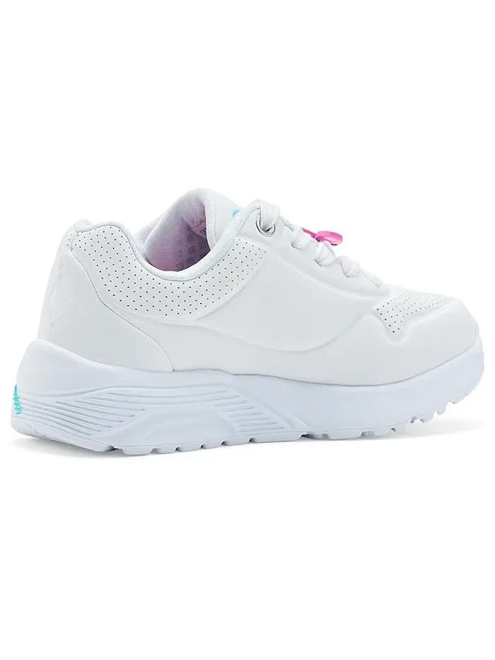 Кроссовки с принтом сердец Skechers X James Goldcrown-Uno Lite Flutter Hearts — изображение 3 из 4, белый/мульти
