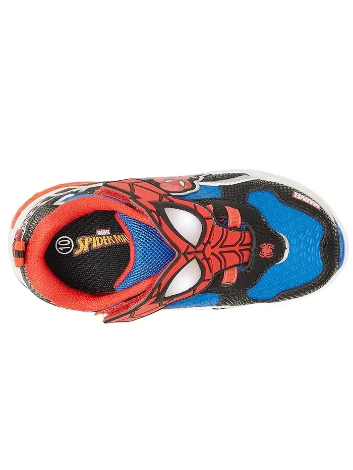 Кроссовки со светящимися элементами Spiderman Light Up Athletic Ground Up — изображение 2 из 4, красный/синий