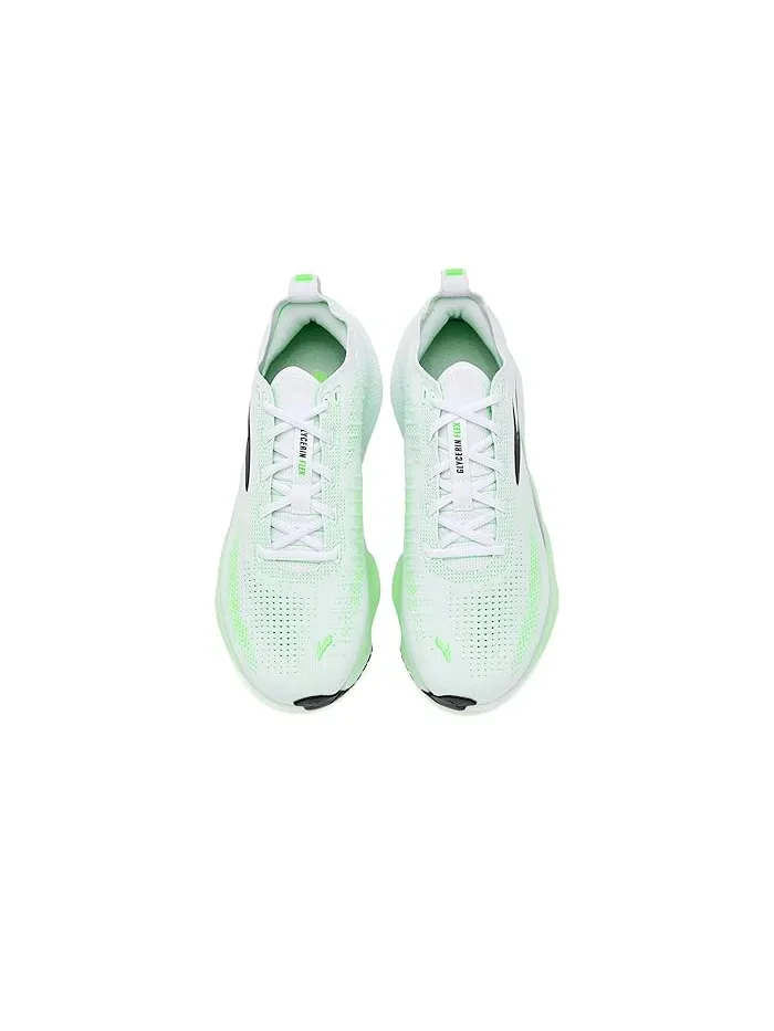 Кроссовки с гибкой амортизацией Glycerin Flex Brooks — изображение 2 из 4, белый/зеленый