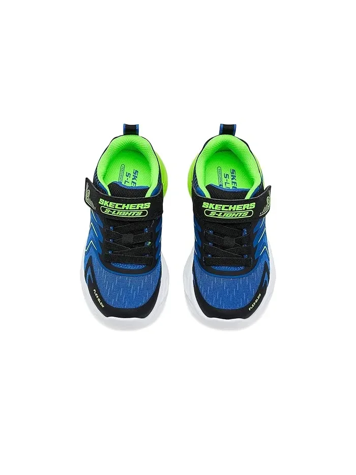 Кроссовки с подсветкой Flex-Glow Ultra SKECHERS KIDS — изображение 2 из 4, черный/синий