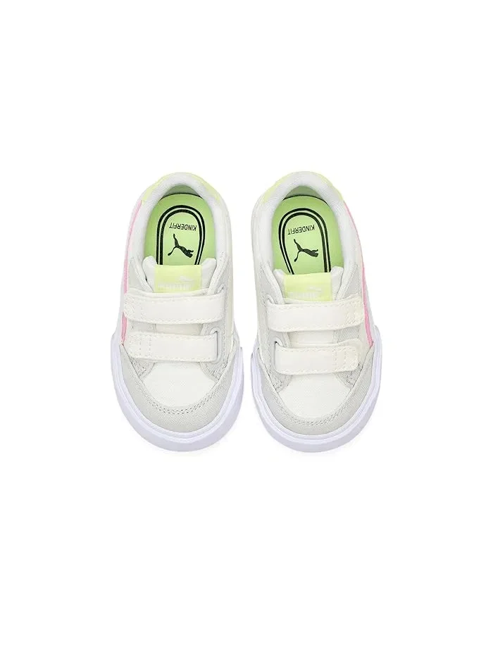 Кроссовки детские Court Classic Vulc PUMA Kids — изображение 2 из 4, белый/розовый