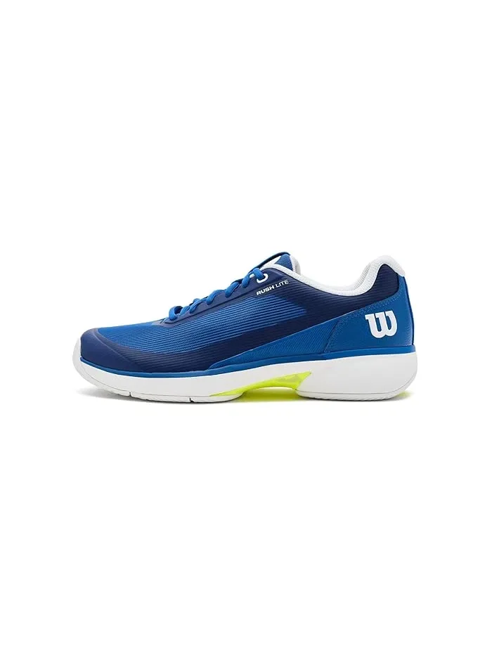 Кроссовки теннисные Rush Lite 5 Wilson — изображение 4 из 4, синий/белый/желтый