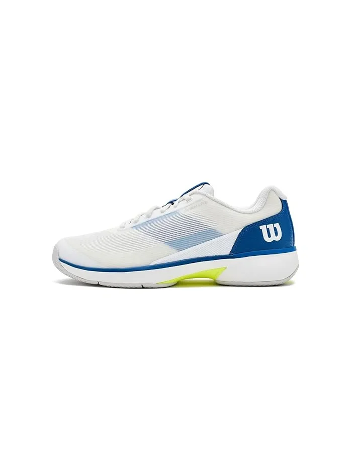 Кроссовки теннисные Rush Lite 5 Wilson — изображение 4 из 4, белый/синий/желтый