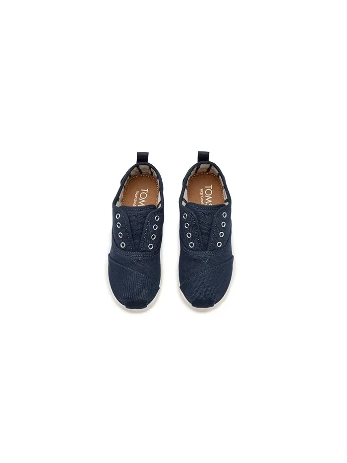 Кроссовки на шнурках Cordones Plus TOMS Kids — изображение 2 из 4, темно-синий