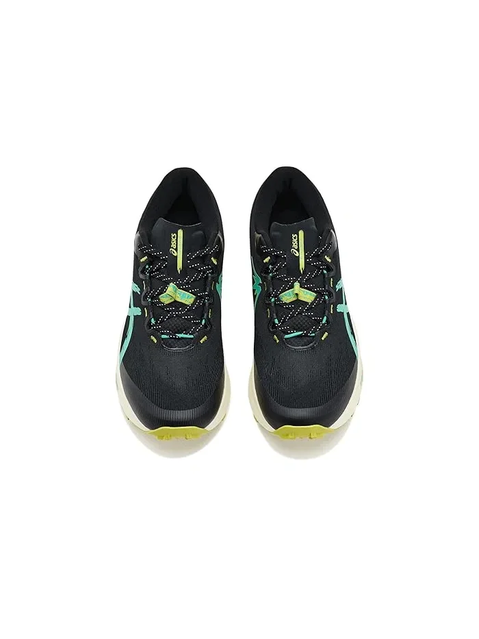 Кроссовки трейловые Fuji Lite 6 ASICS — изображение 2 из 4, черный/зеленый