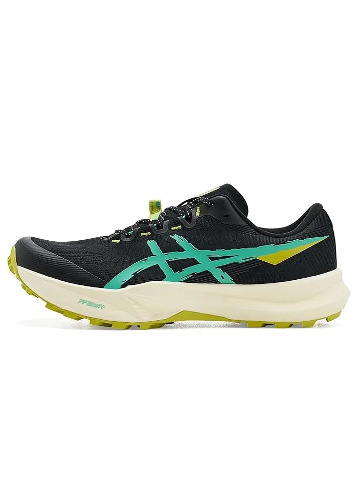 Кроссовки трейловые Fuji Lite 6 ASICS — изображение 4 из 4, черный/зеленый