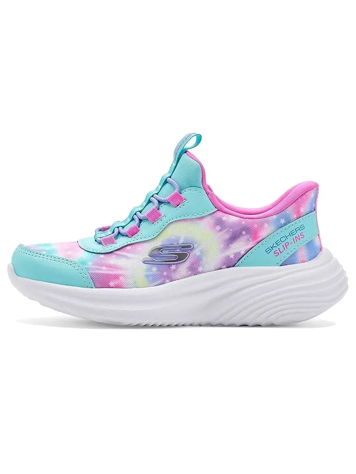 Кроссовки с технологией Hands Free Slip-Ins Bounder Pro SKECHERS KIDS — изображение 4 из 4, мульти