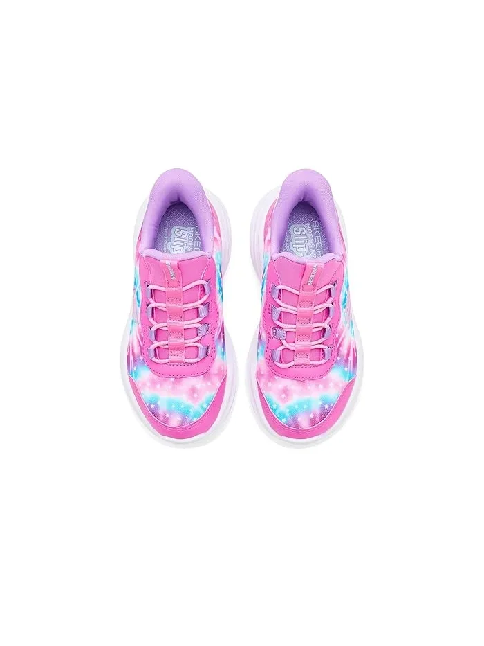 Кроссовки с технологией Hands Free Slip-Ins Bounder Pro SKECHERS KIDS — изображение 2 из 4, лавандовый