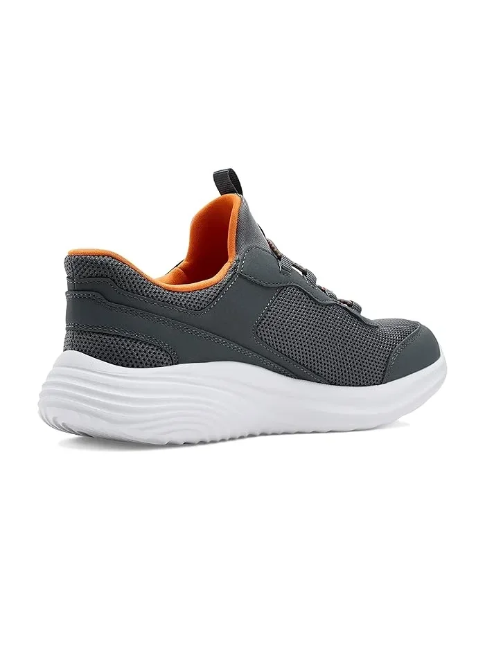 Кроссовки с технологией Hands Free Slip-Ins Bounder Pro 404208L SKECHERS KIDS — изображение 3 из 4, темно-серый