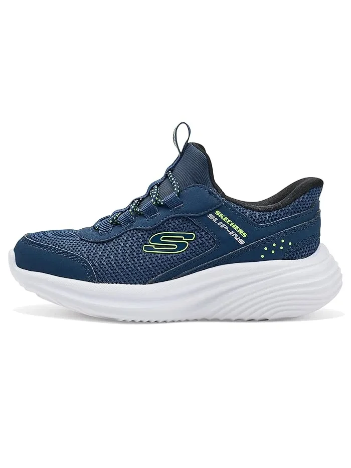 Кроссовки с технологией Hands Free Slip-Ins Bounder Pro 404208L SKECHERS KIDS — изображение 4 из 4, темно-синий