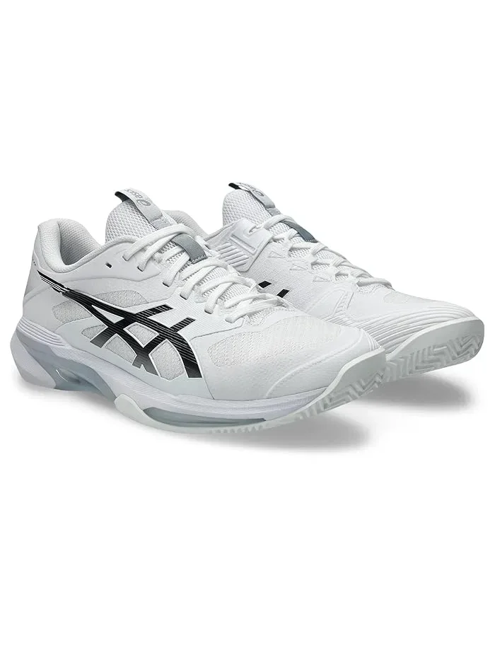 Кроссовки теннисные Solution Speed FF 4 ASICS — изображение 1 из 4, белый/черный