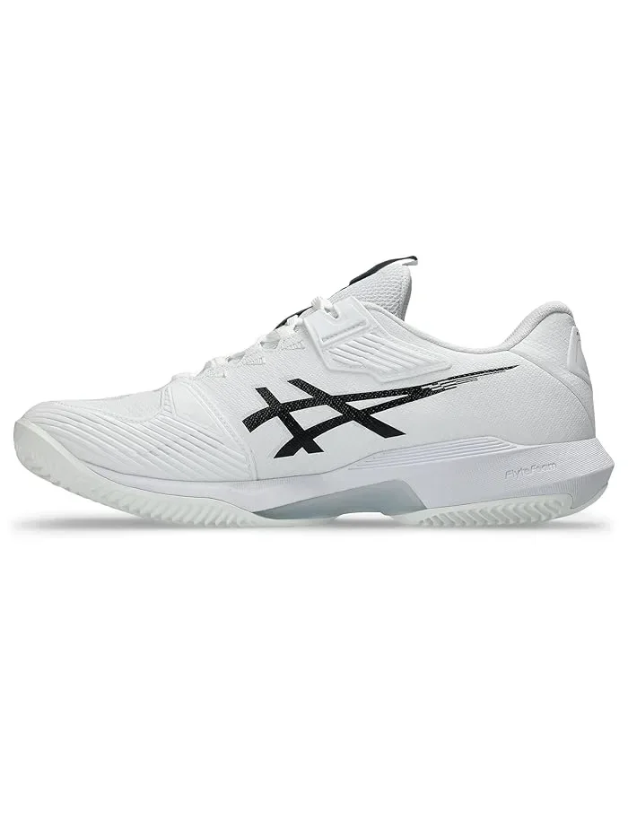 Кроссовки теннисные Solution Speed FF 4 ASICS — изображение 2 из 4, белый/черный