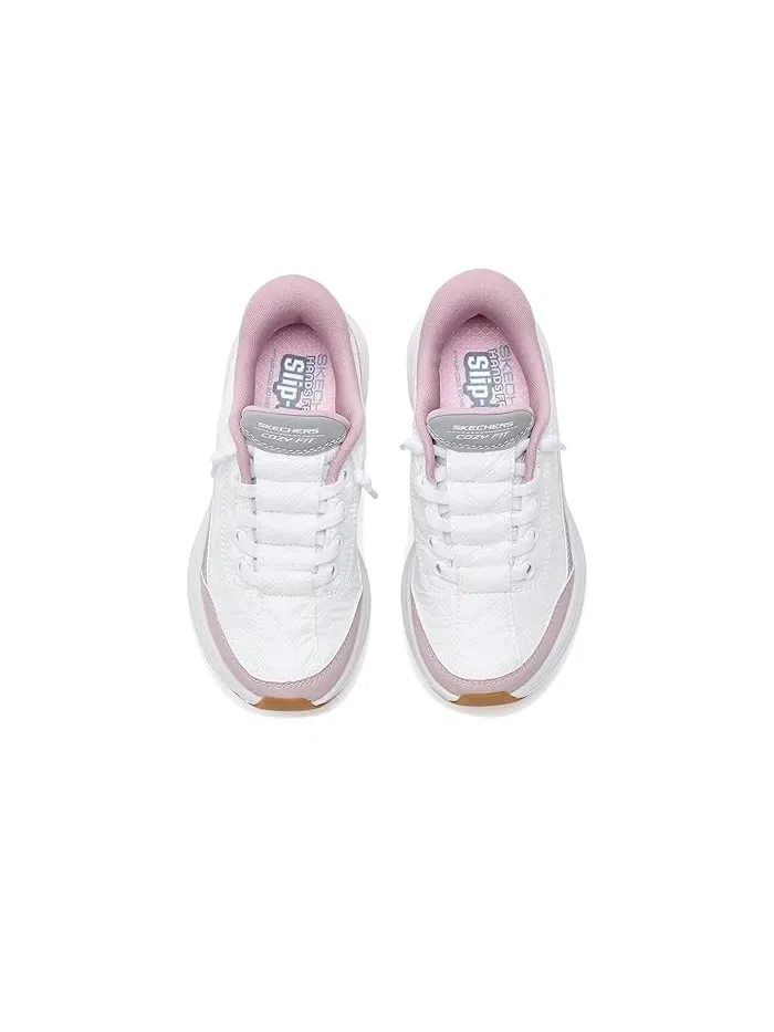 Кроссовки Slip-Ins Contour Foam 303949L SKECHERS KIDS — изображение 2 из 4, белый