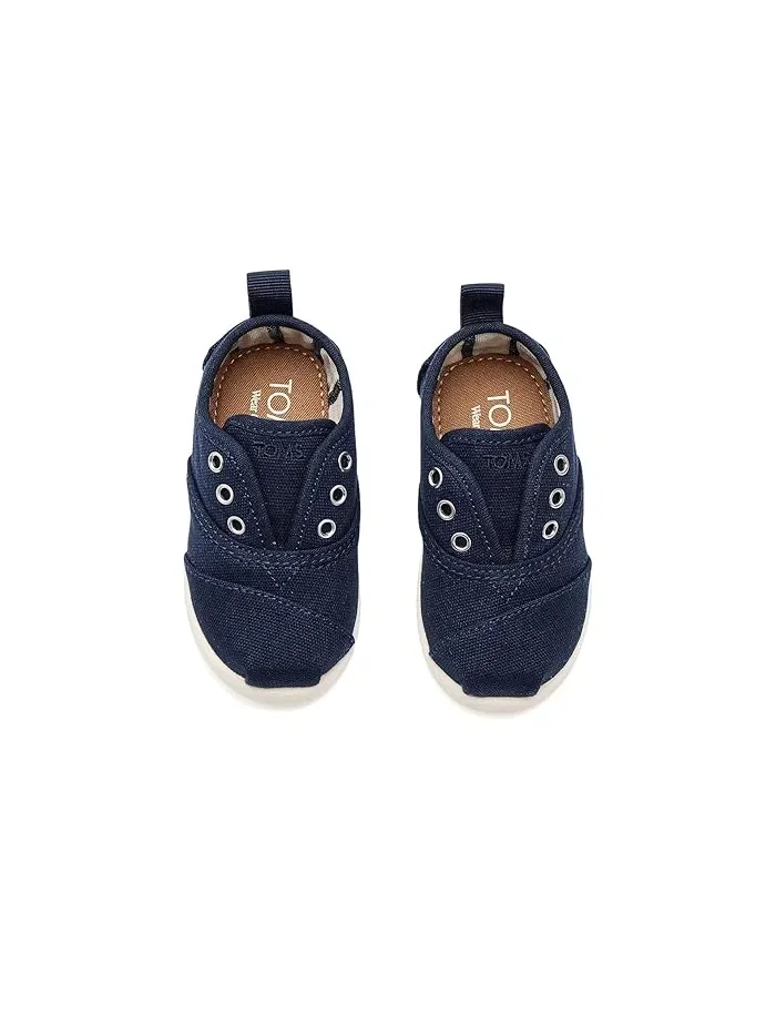 Кроссовки без шнурков Cordones Plus TOMS Kids — изображение 2 из 4, темно-синий