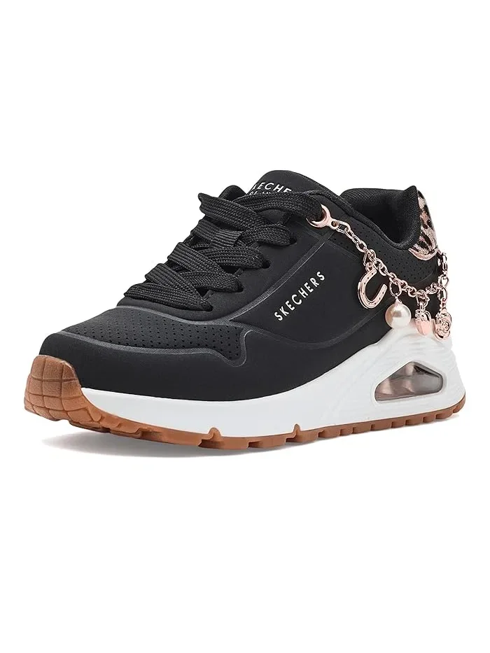 Кроссовки с леопардовым принтом Uno Gen1 SKECHERS KIDS