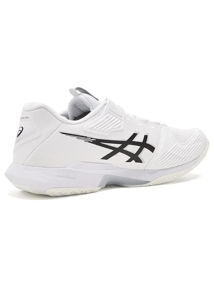 Кроссовки для тенниса Solution Speed FF 4 ASICS — изображение 3 из 4, белый/черный