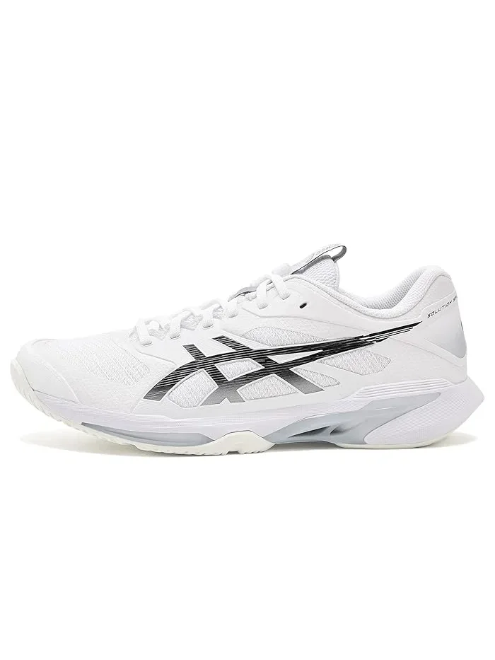 Кроссовки для тенниса Solution Speed FF 4 ASICS — изображение 4 из 4, белый/черный