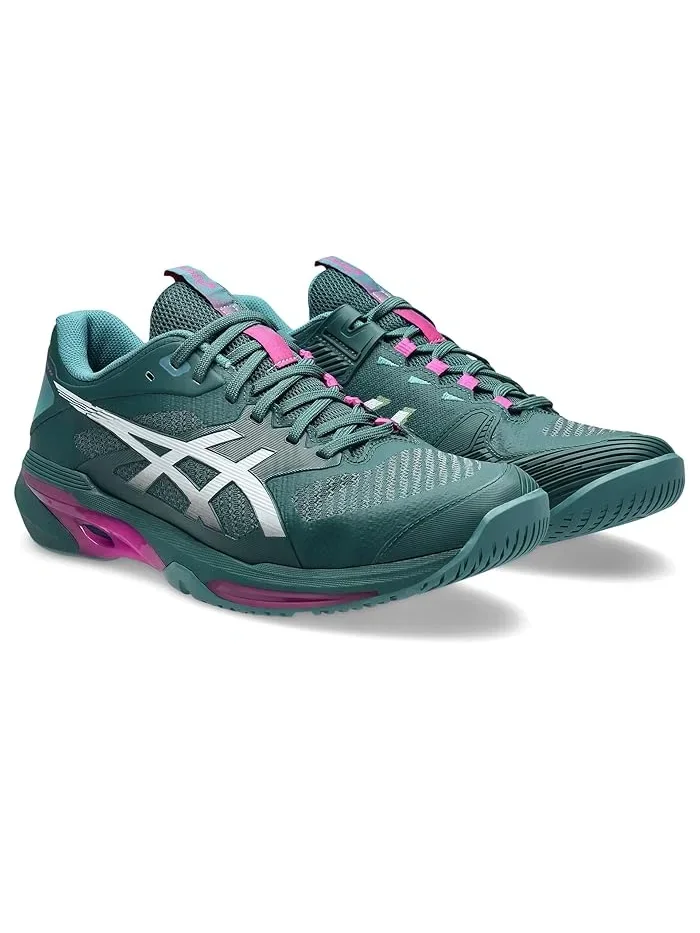 Кроссовки для тенниса Solution Speed FF 4 ASICS — изображение 1 из 4, темный/белый