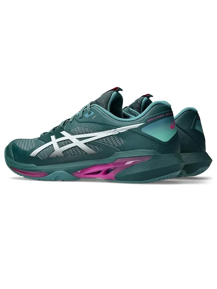 Кроссовки для тенниса Solution Speed FF 4 ASICS — изображение 3 из 4, темный/белый