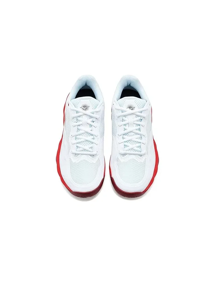 Кроссовки для тенниса Wave Enforce Court AC Mizuno — изображение 2 из 4, белый/красный