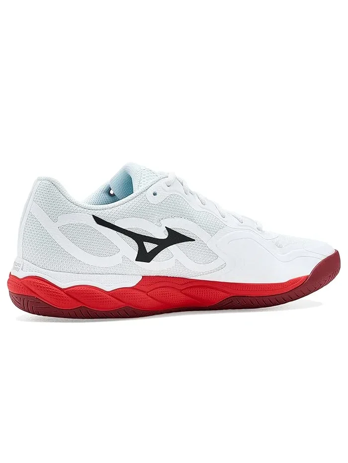 Кроссовки для тенниса Wave Enforce Court AC Mizuno — изображение 3 из 4, белый/красный