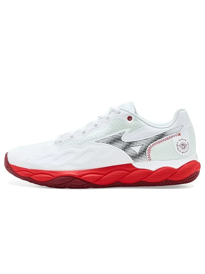 Кроссовки для тенниса Wave Enforce Court AC Mizuno — изображение 4 из 4, белый/красный
