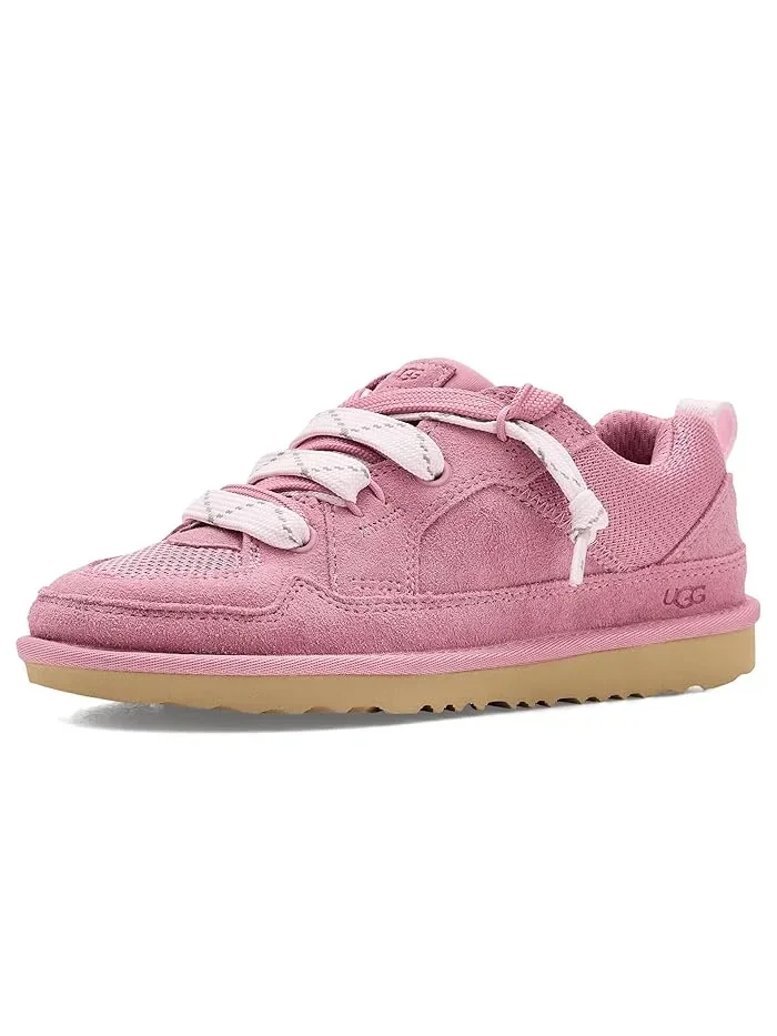 Кроссовки замшевые Lo Lowmel UGG Kids — изображение 1 из 4, розовый