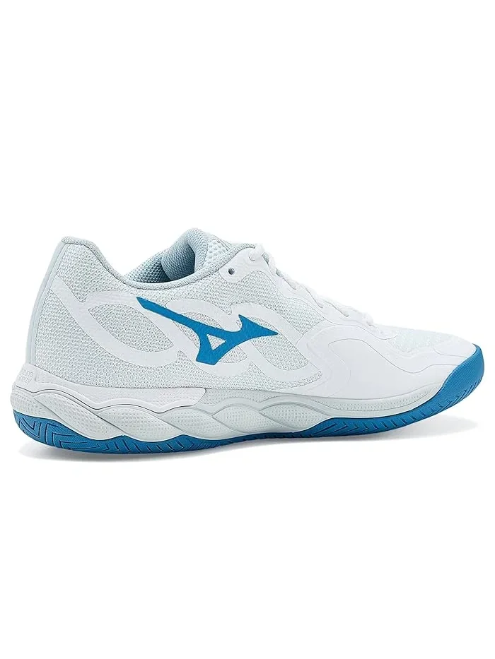 Кроссовки для тенниса Wave Enforce Court AC Mizuno — изображение 3 из 4, белый/синий