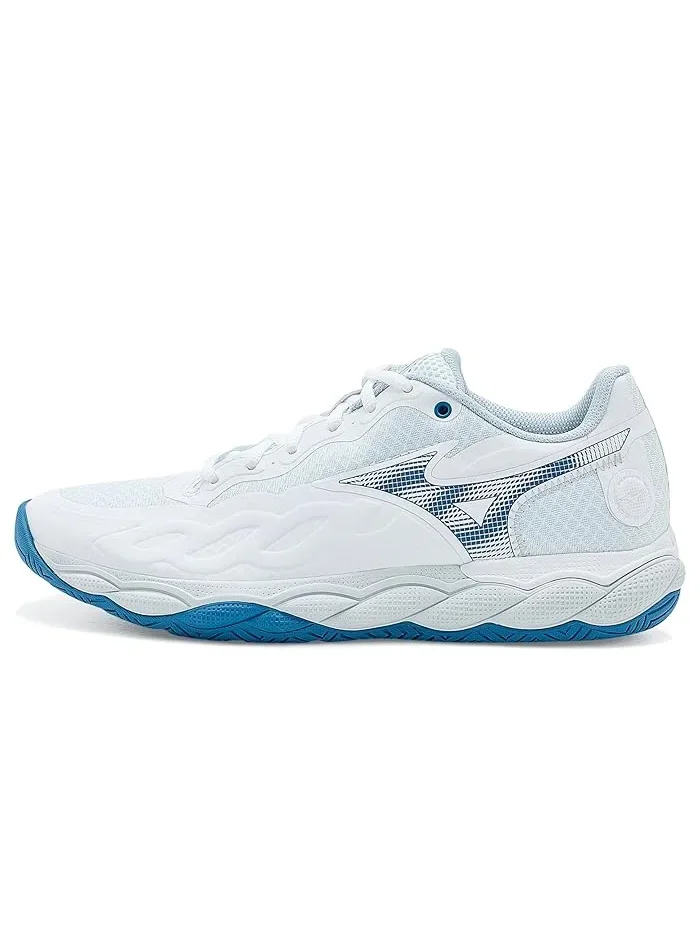 Кроссовки для тенниса Wave Enforce Court AC Mizuno — изображение 4 из 4, белый/синий