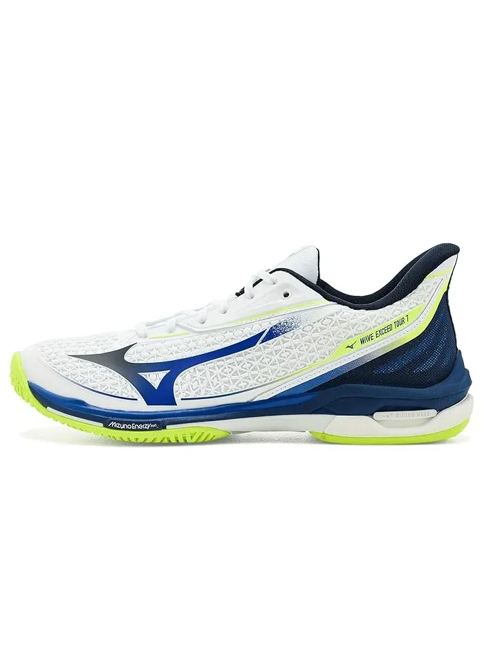 Кроссовки для тенниса Wave Exceed Tour 7 AC Mizuno — изображение 4 из 4, белый/синий