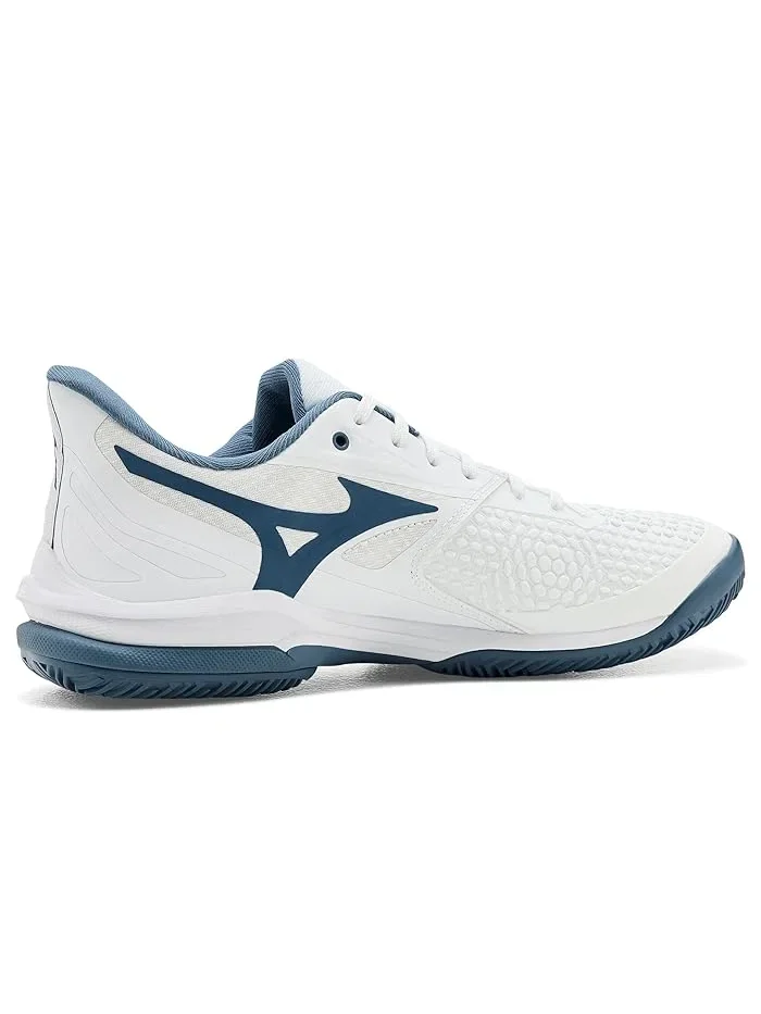 Кроссовки для тенниса Wave Exceed Tour 7 CC Mizuno — изображение 3 из 4, белый/синий