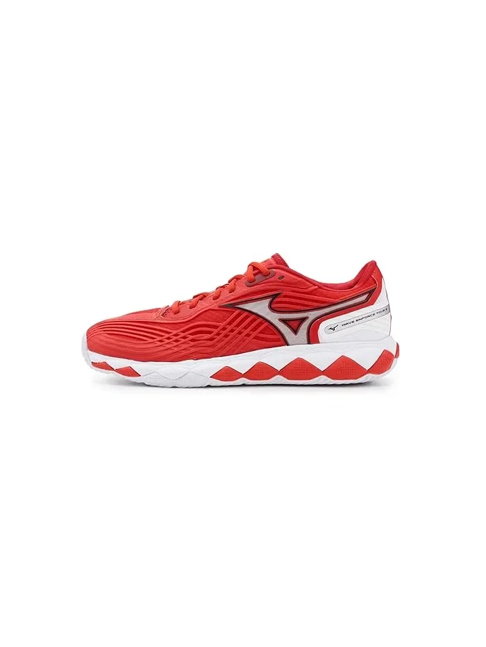 Кроссовки теннисные Wave Enforce Tour 2 AC Mizuno — изображение 4 из 4, красный/белый
