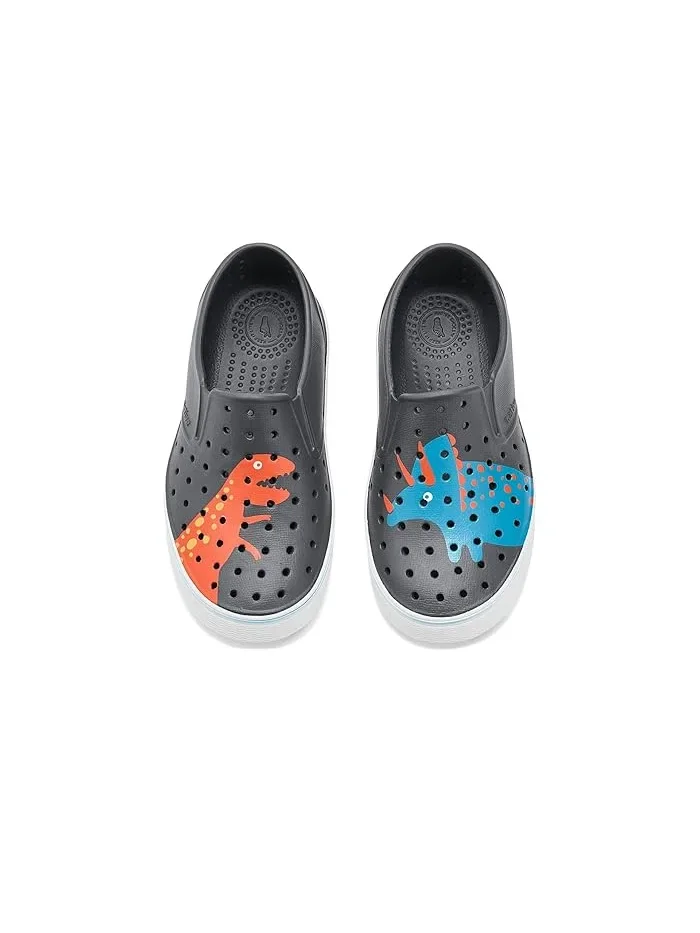 Кроссовки литые Native Shoes Kids Miles Block — изображение 1 из 4, серый/белый