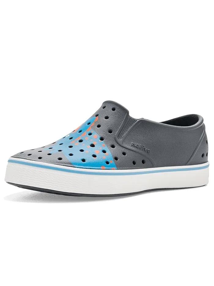 Кроссовки литые Native Shoes Kids Miles Block — изображение 2 из 4, серый/белый