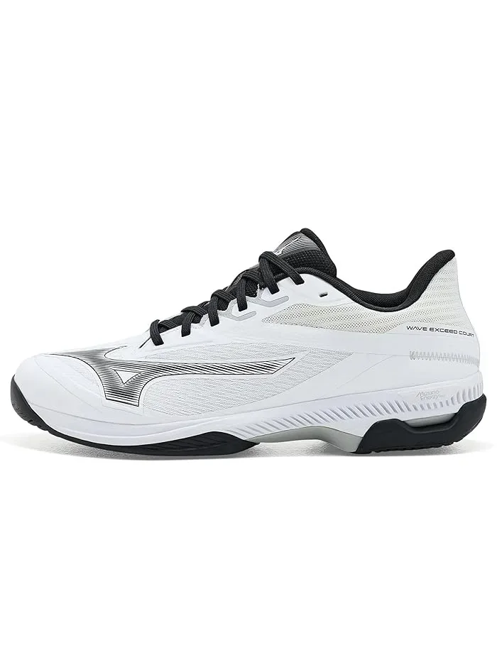 Кроссовки для тенниса и пиклбола Wave Exceed Court AC Mizuno — изображение 4 из 4, белый/черный