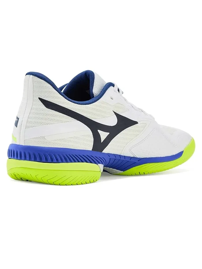 Кроссовки теннисные Wave Exceed Court AC Mizuno — изображение 3 из 4, белый/синий