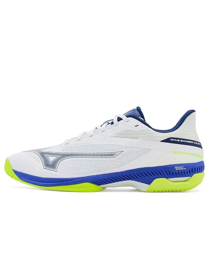 Кроссовки теннисные Wave Exceed Court AC Mizuno — изображение 4 из 4, белый/синий