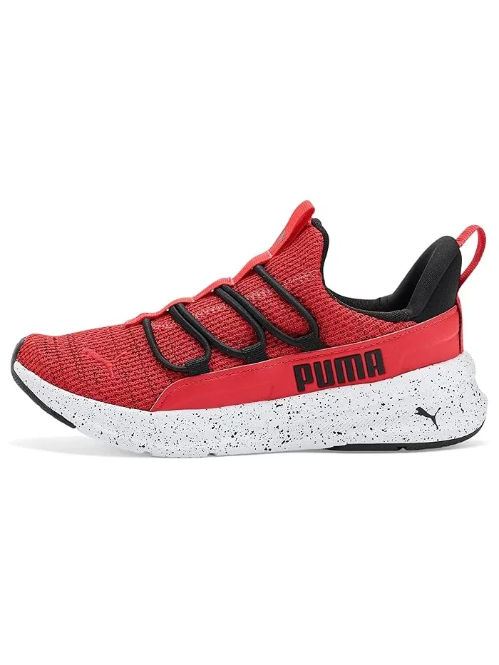 Кроссовки slip-on PUMA Kids One 4 All — изображение 4 из 4, красный/черный/белый
