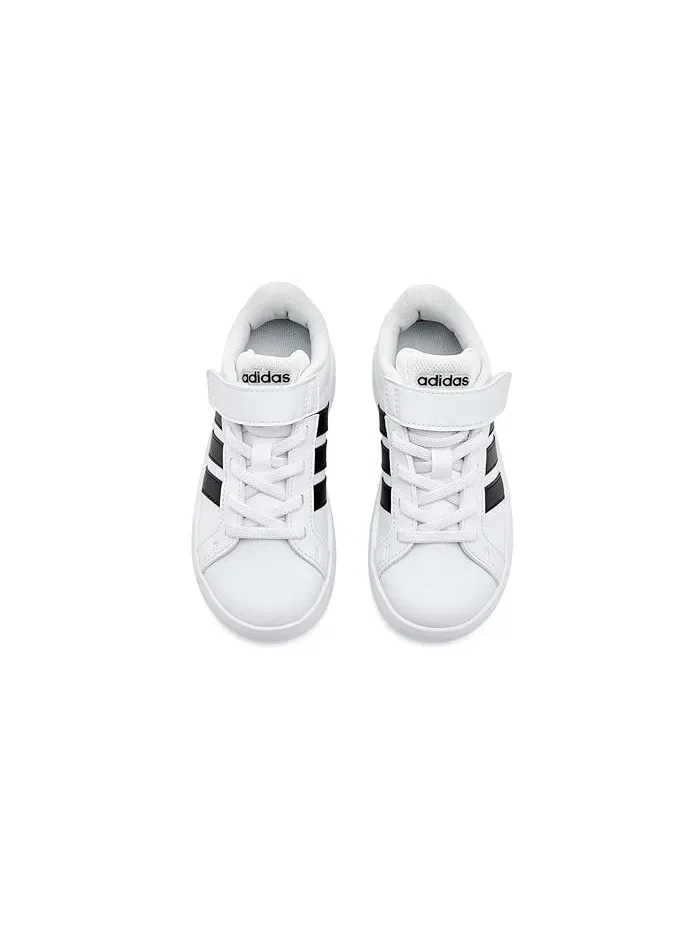 Кроссовки детские Grand Court 3.0 EL Adidas Kids — изображение 2 из 4, белый/черный/белый