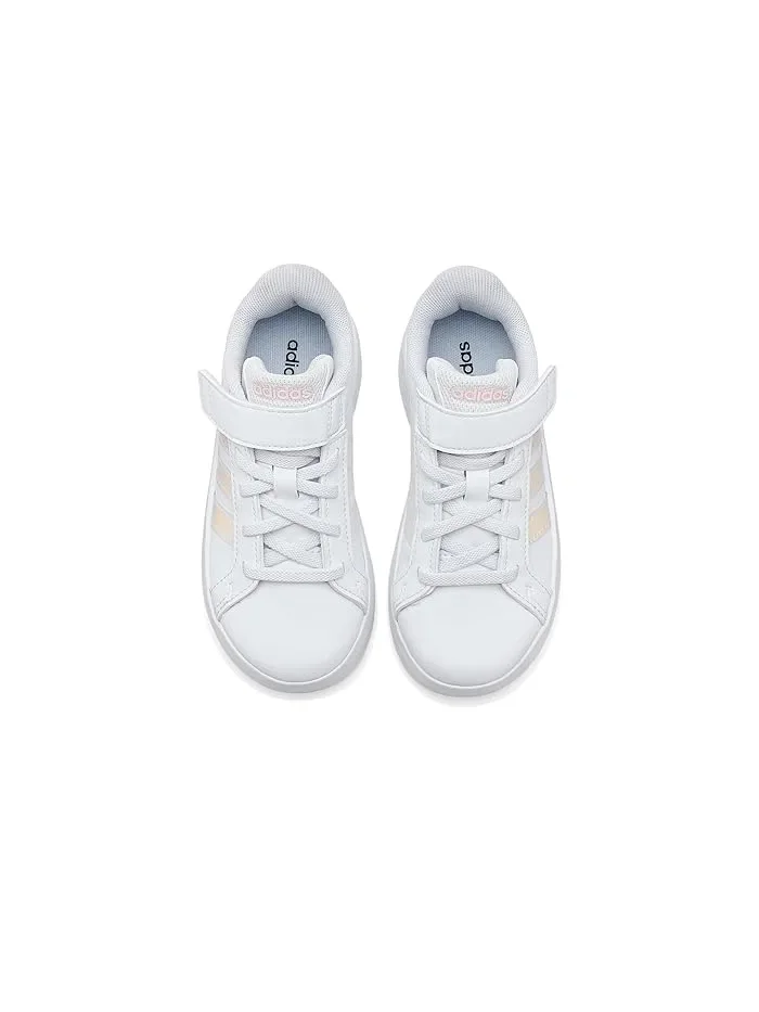 Кроссовки с ремешками Grand Court 3.0 Adidas Kids — изображение 2 из 4, белый//белый