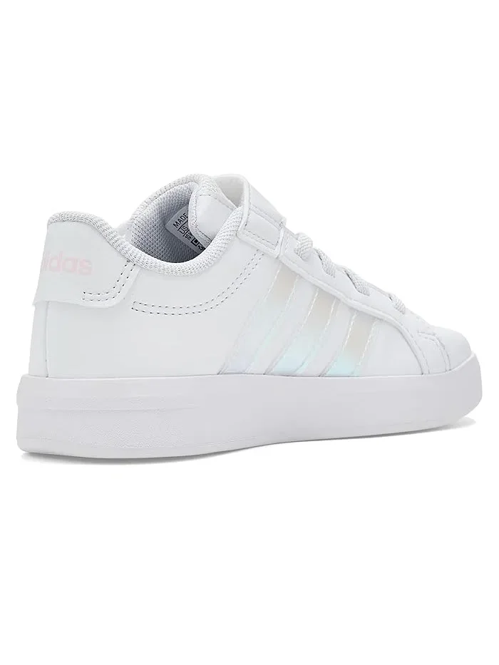 Кроссовки с ремешками Grand Court 3.0 Adidas Kids — изображение 3 из 4, белый//белый