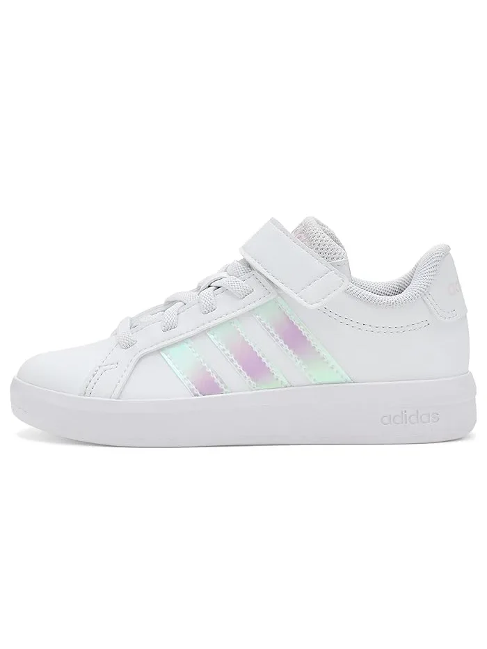 Кроссовки с ремешками Grand Court 3.0 Adidas Kids — изображение 4 из 4, белый//белый