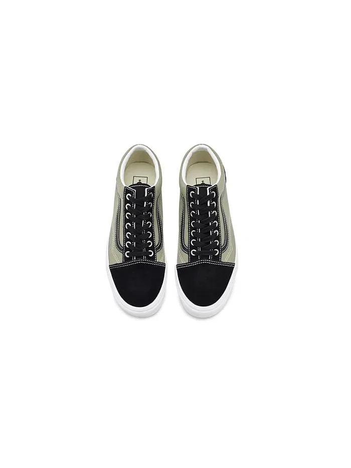 Кроссовки Old Skool Vans — изображение 2 из 4, черный/оливковый
