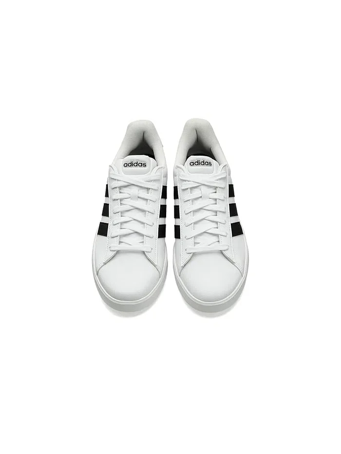 Кроссовки с резиновым верхом Grand Court 3.0 Adidas — изображение 2 из 4, белый/черный/белый