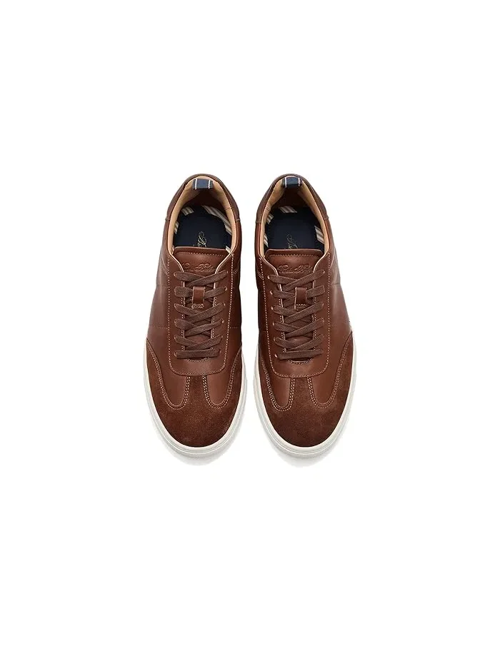 Кроссовки кожаные Emmerson Brooks Brothers — изображение 2 из 4, коричневый