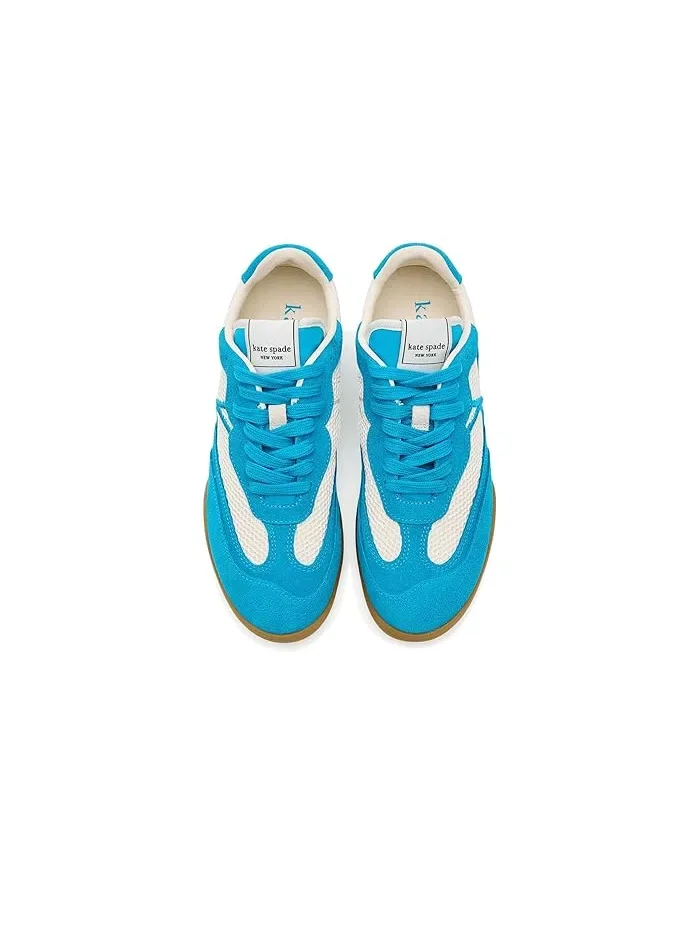 Кроссовки кожаные Ks Drift Kate Spade New York — изображение 2 из 4, кремовый/синий