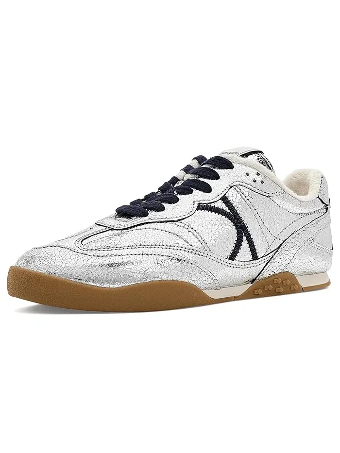 Кроссовки кожаные Ks Drift Sneakers Kate Spade New York — изображение 1 из 4, серебристый/темно-синий